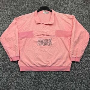 Vintage Gear Sweatshirt Women Extra Large Pink Pullover Long Sleeve Cotton XL